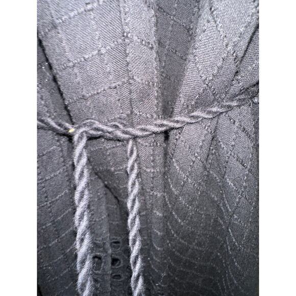 Anthropologie Kimono Black with eyelet details, one aize - Picture 6 of 9
